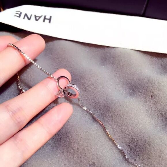 Cute Ring Crystal Charm Bracelet - Picture 6 of 6